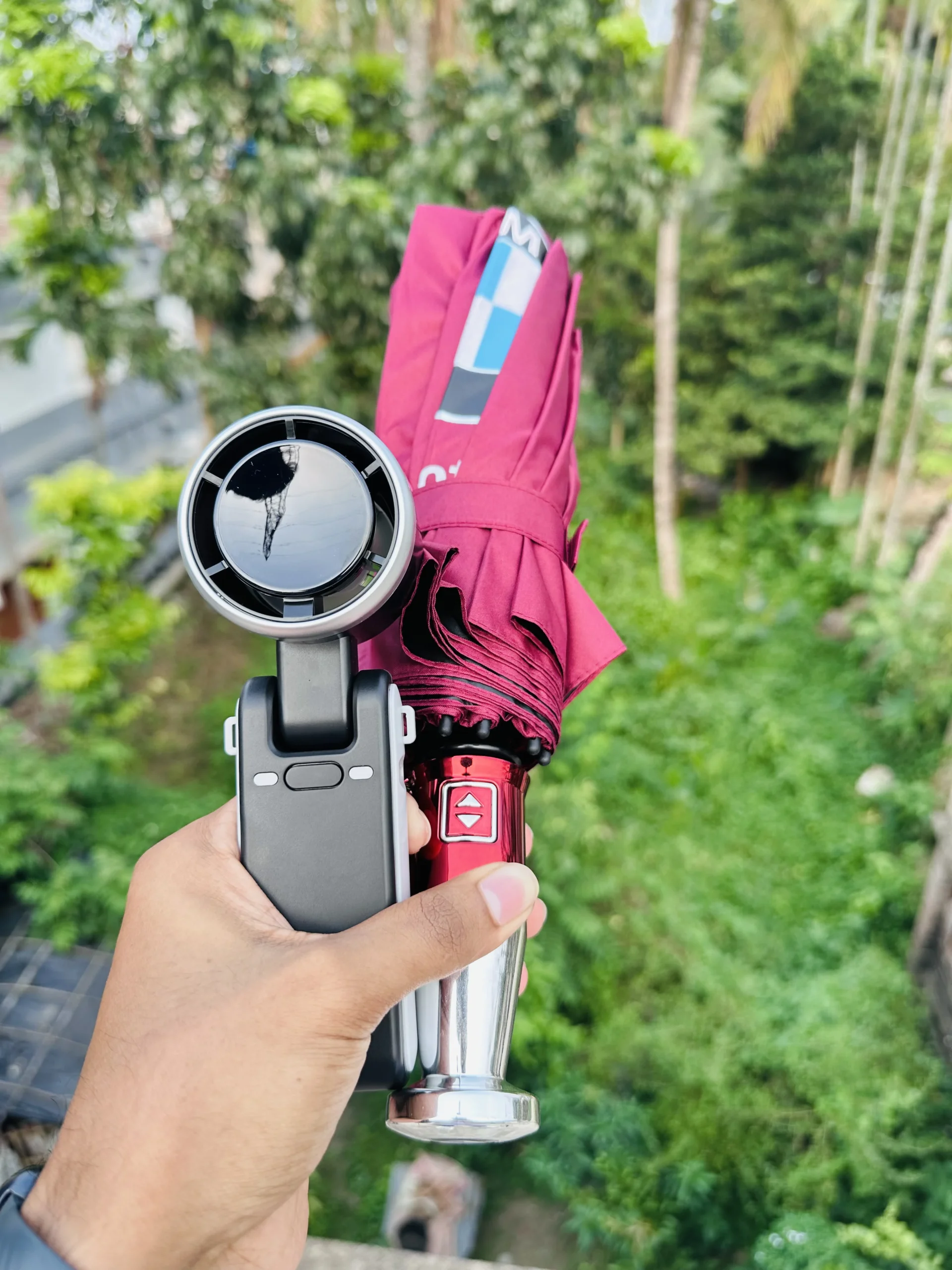 BMW ছাতা + Turbo ফ্যান কম্বো